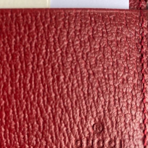 GUCCI NEW BAIADERA STRIPE  BIFOLD LEATHER … - Picture 7 of 9
